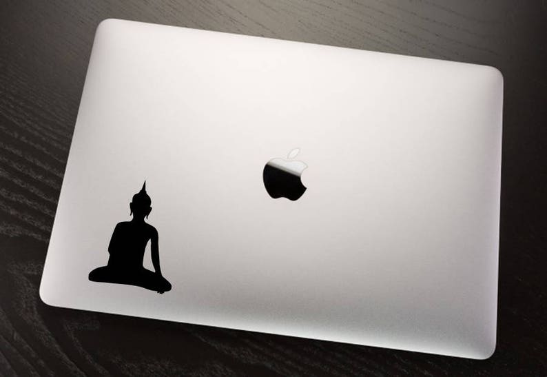 Laptop Vinyl Decal Sticker Yoga Meditation Buddha Lotus Fitness Pilates Computer Tablet Notebook Keyboard Phone Wall Murals Home Décor R19 image 6