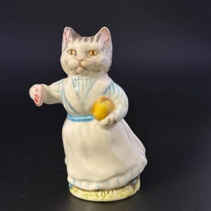 Figura vintage rara de Tabitha Twitchit de Beatrix Potter