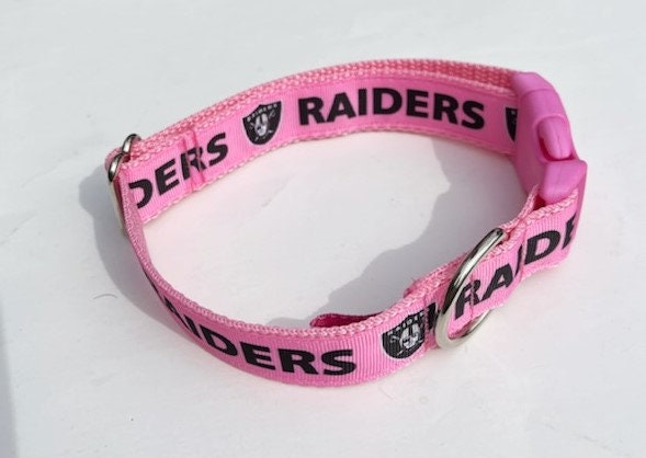 LV Raiders Football black Pet No-Tie Dog Bandana Slips onto the Collar