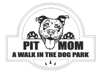 Download Pitbull Mom Svg Etsy