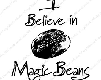 Coffee, Espresso, barista, Magic Beans, Magic symbols Fun design, T-shirt, Gift, Sticker, Sublimation, Cutting machine, Png, Jpeg, Svg,