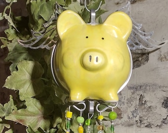 Spring Flying Pig Wind Chime