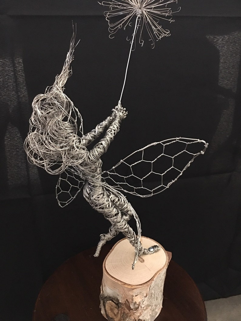 Dancing with A Dream Wire Fairy Sculpture Fantasywire Inspired Etsy