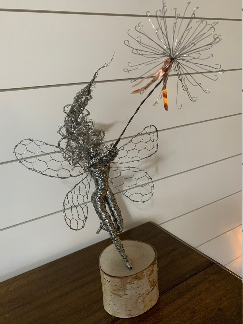 Dancing with A Dream Wire Fairy Sculpture Fantasywire Inspired Etsy