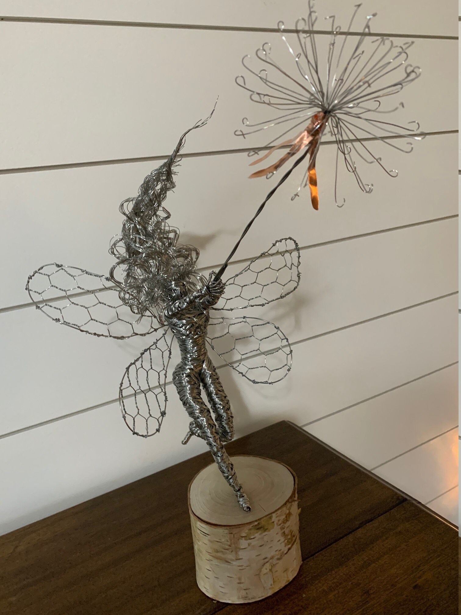 Dancing with A Dream Wire Fairy Sculpture Fantasywire Inspired Etsy