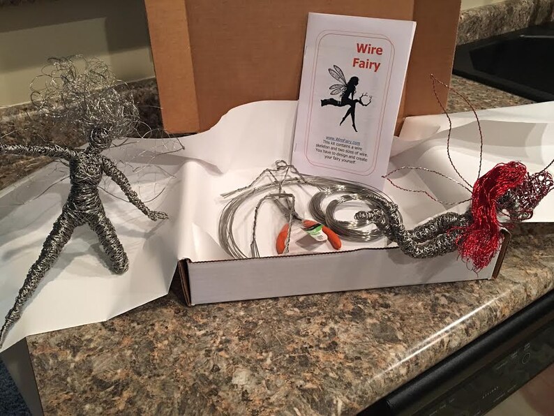 Wire Fairy Sculpture Kit Etsy