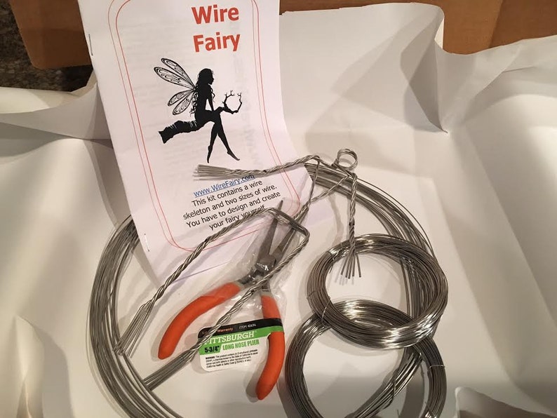 Wire Fairy Sculpture Kit Etsy
