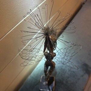 Wire Fairy Sculpture Dancing with a Dream Fantasywire Inspired image 5