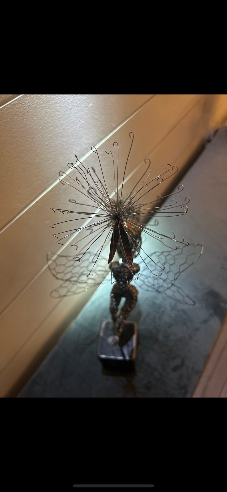 Wire Fairy Sculpture Dancing with a Dream Fantasywire Inspired image 5