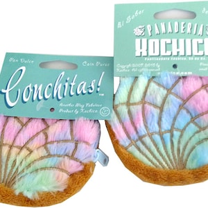 Cute &quot;Unicorn&quot; Concha coin purse! (Rainbow)