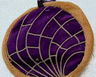 Selena Pan Dulce "Concha" Sparkle Plush coin purse