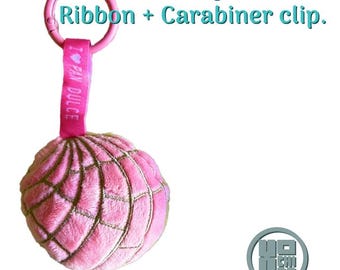 Pan Dulce "Concha" Plush Key Chain