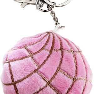 Pan Dulce "Concha" Plush Key Chain
