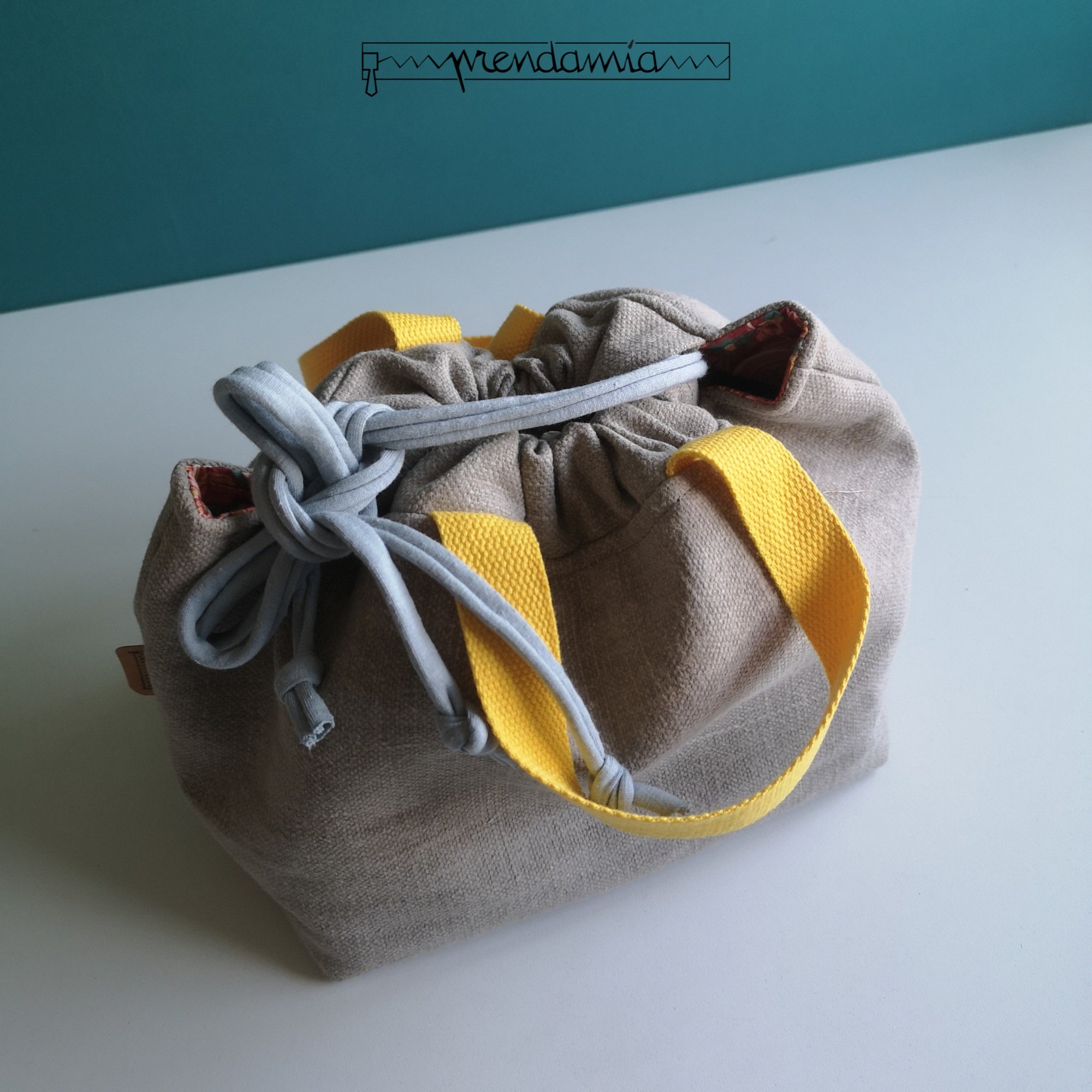 Project Bag, Bag for Knitters, Knitting Bag, Bucket Bag, Organizer