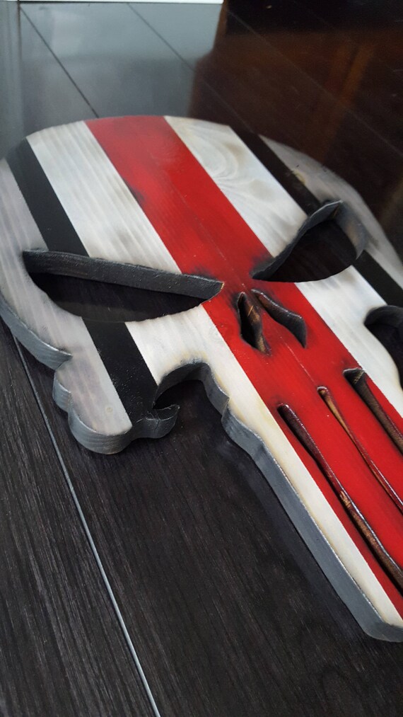 Ohio State Buckeyes Osu Punisher Ohio State Wall Decor Ohio Etsy