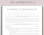 ATS Friendly Resume Template: Professional CV Design (Digital Download)