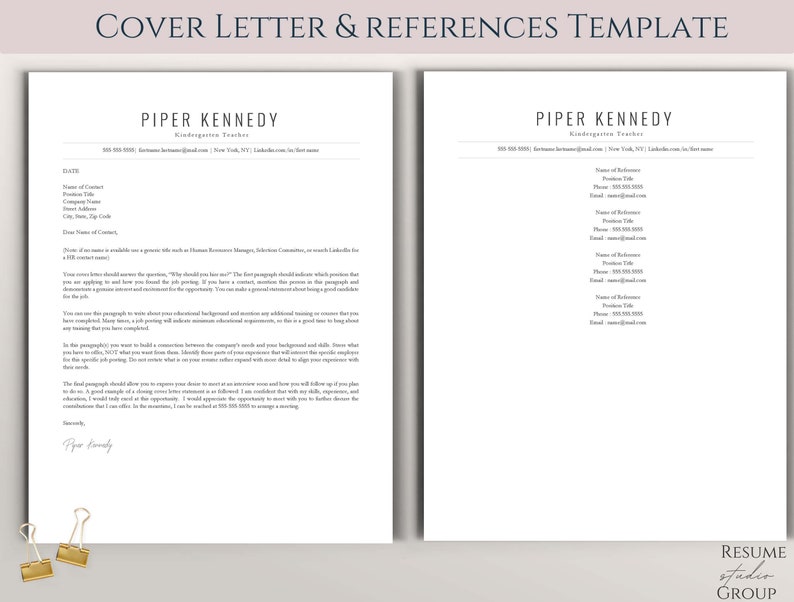 ATS Friendly Resume Template For Word Google Docs Resume Etsy ats-resume-template-ats-friendly-resume-for-word-pages-etsy