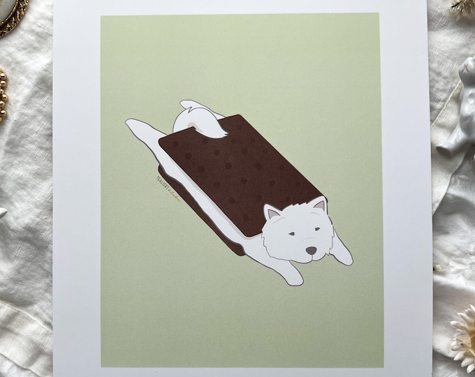 Ice Cream Sammy Art Print
