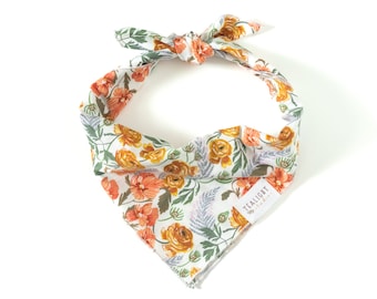 Pink & Orange Floral Bandana