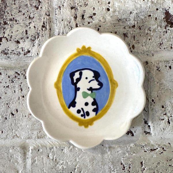 Dalmatian Portrait Plate