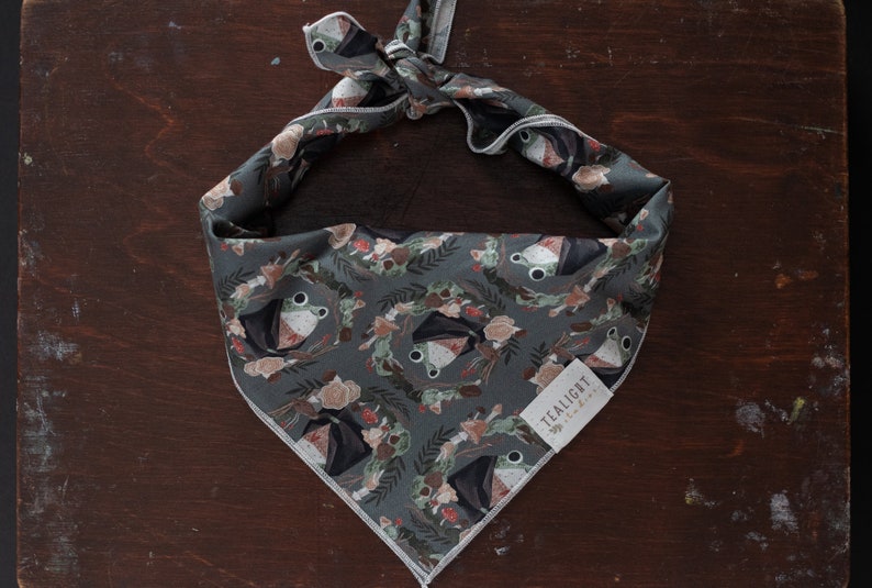 Goblincore Butler Frog Bandana image 1