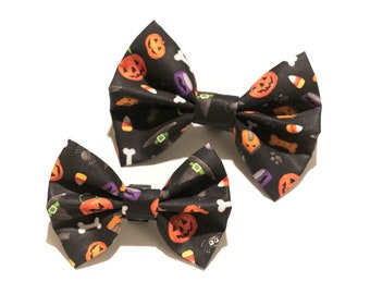 Howl-o-ween Treats Pet Bow