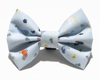 Blue Chickens Pet Bow