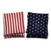 Stars and Stripes Cornhole Bags Set of 8 - Homemade Quality Regulation Cornhole Bags - Bean Bag Toss - Cornhole Bags 