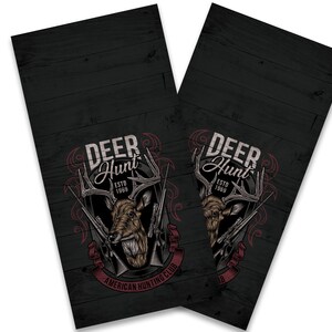 Deer Hunting Club Cornhole Wraps - Cornhole Wraps - Cornhole Skins - Vinyl Wrap