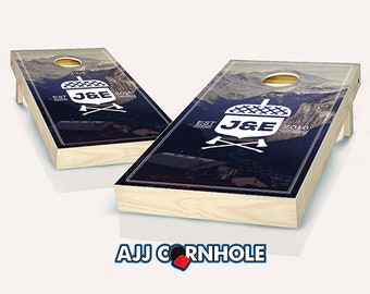 Wedding Memoir Cornhole Set with Bags - Wedding Cornhole Set - Wedding Gift - Cornhole Wedding - Personalized Wedding