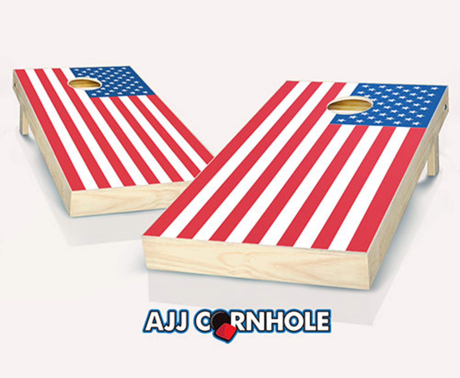 Premium American Flag Cornhole Game Set main image 0