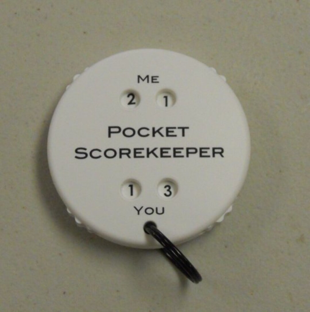 Pocket Scorekeeper Cornhole Score Keeper Backyard Score Keeper