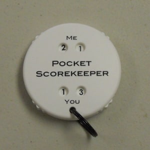 Pocket Scorekeeper - Cornhole Score Keeper - Backyard Score Keeper - Horseshoes - Outdoor Score Keeper - Hand Held Scorekeeper
