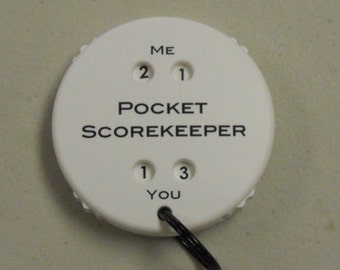 Pocket Scorekeeper - Cornhole Score Keeper - Backyard Score Keeper - Horseshoes - Outdoor Score Keeper - Hand Held Scorekeeper