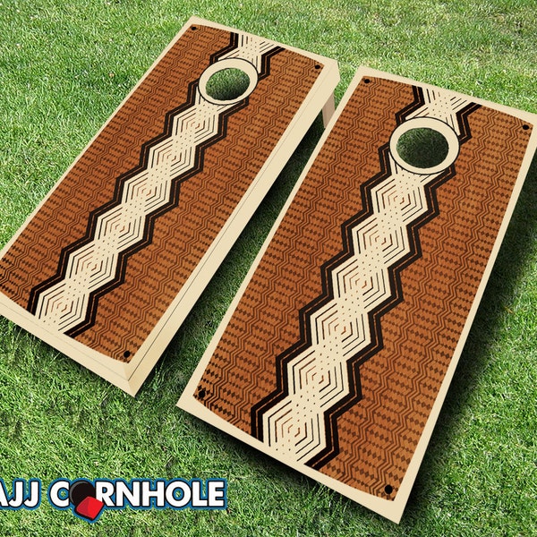 Retro Stained Xango Cornhole Set with Bags - Cornhole Set  - Quality Cornhole Set - Stained Cornhole Set - Retro Cornhole Set