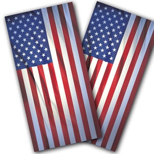 Wrinkled American Flag Cornhole Wraps - Cornhole Wraps - Cornhole Skins - Vinyl Wrap