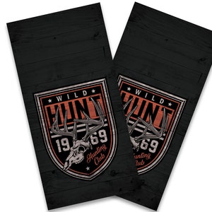 Wild Hunt Deer Skull Wraps - Cornhole Wraps - Cornhole Skins - Vinyl Wrap