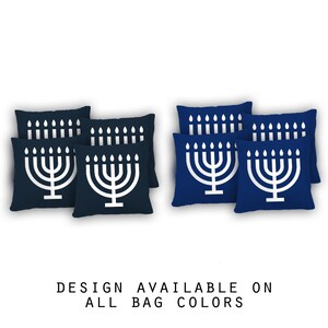 Minora Cornhole Bags Set of 8 - 17 Colors To Choose From - Homemade Quality Regulation Cornhole Bags - Bean Bag Toss