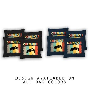 Cornhole Bags Set of 8 - 17 Colors To Choose From - Homemade Quality Regulation Cornhole Bags - Bean Bag Toss