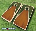 Tarpis Green Chestnut Stained Cornhole Set with Bags - Cornhole Set  - Quality Cornhole Set - Stained Cornhole Set - Classic Cornhole Set