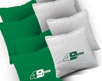 Officially Licensed UNC Charlotte 49ers Cornhole Bags Set of 8 - Top Quality - Regulation Cornhole Bags - Bean Bags