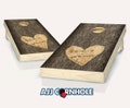 Custom Wedding Tree Carved Cornhole Set with Bags - Wedding Cornhole Set - Wedding Gift - Cornhole Wedding
