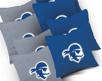 Officially Licensed Seton Hall Pirates Cornhole Bags Set of 8 - Top Quality - Regulation Cornhole Bags - Bean Bags