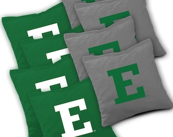 Officially Licensed Eastern Michigan Eagles Cornhole Bags Set of 8 - Top Quality - Regulation Cornhole Bags - Bean Bags