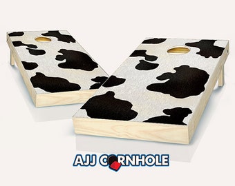 Cows Farm Animal Cornhole Board Decals Stickers Wraps Bean Bag Toss Tailgating Games 2