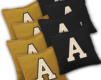 Officially Licensed Army Black Knights Cornhole Bags Set of 8 - Top Quality - Regulation Cornhole Bags - Bean Bags