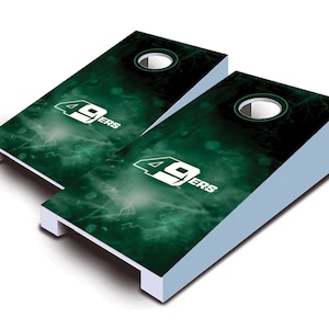 Officially Licensed UNC Charlotte 49ers Smoke Tabletop Cornhole Set with Bag-Desktop Cornhole-Mini Toss-Corn Toss-Mini Cornhole