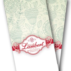 Wedding Ribbon Blue Cornhole Wraps - Cornhole Wraps - Cornhole Skins - Vinyl Wrap