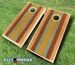 Retro Stained East Coast Cornhole Set with Bags - Cornhole Set  - Quality Cornhole Set - Stained Cornhole Set - Retro Cornhole Set 