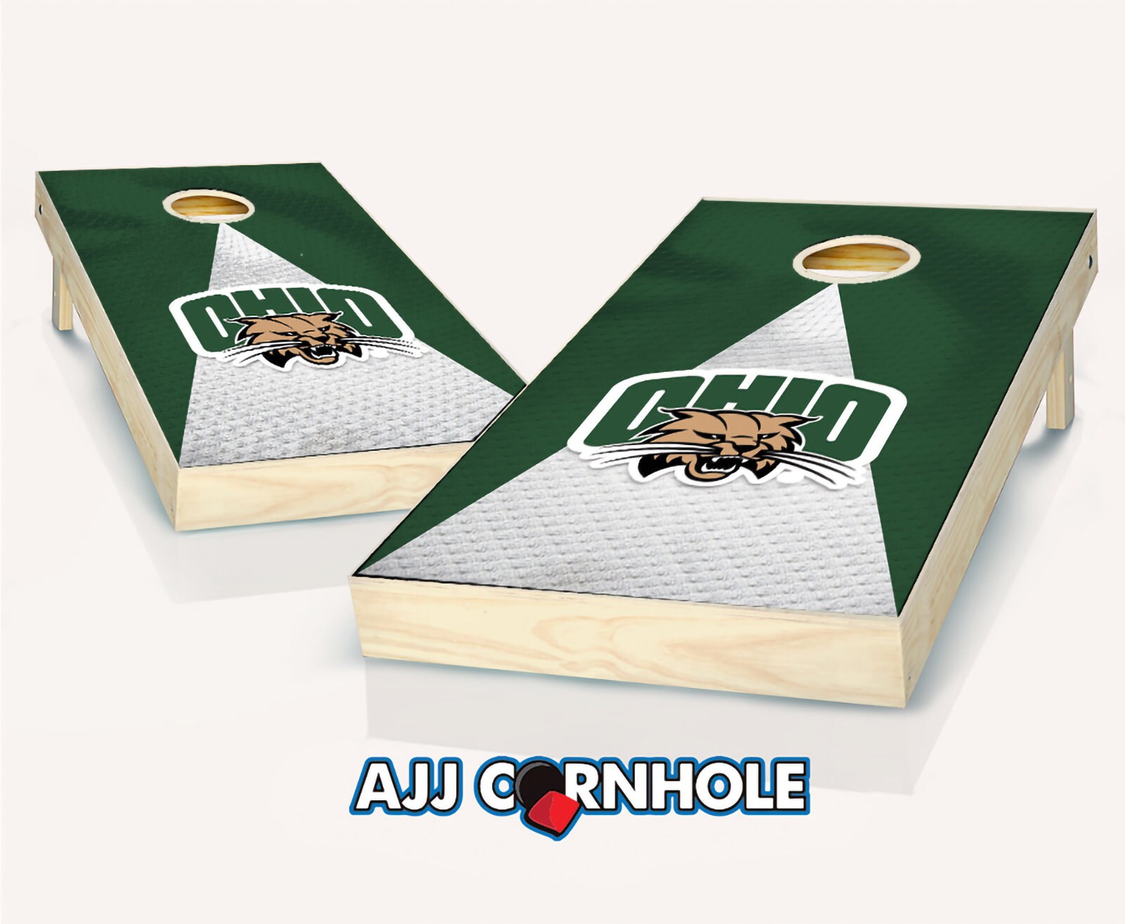 Officially Licensed Ohio Bobcats Jersey Cornhole Set With Bags - Bean ...